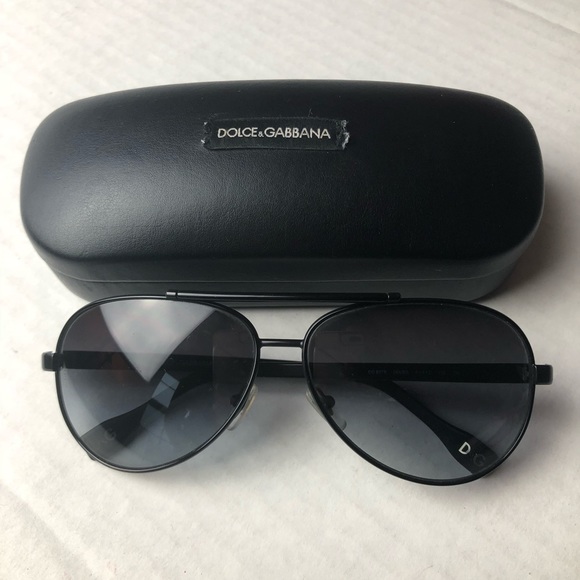 Dolce&Gabbana Black Aviator Sunglasses - Picture 2 of 8